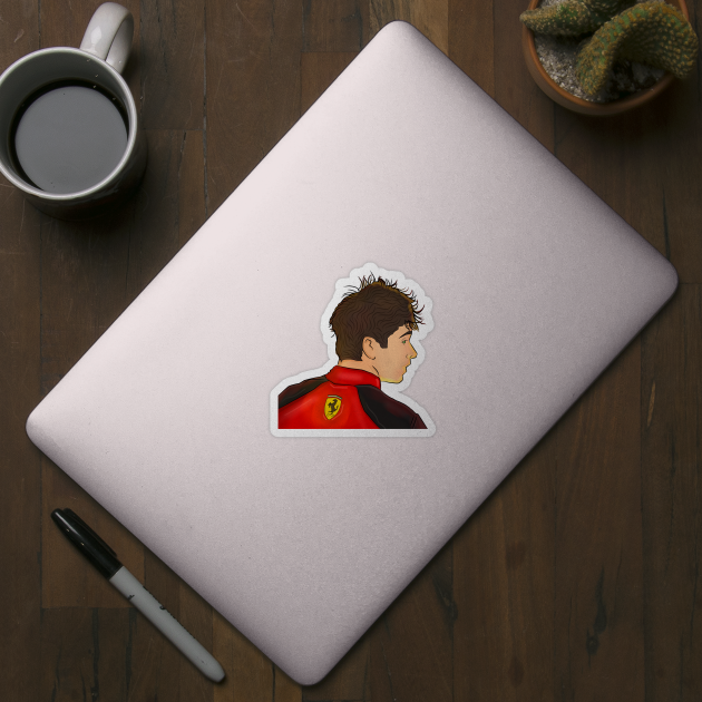 Charles Leclerc 16 Ferrari by artistbarcagirl